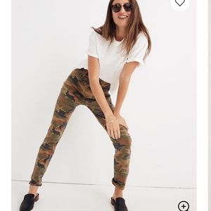 NWT Madewell Jean in Cottontail Camo